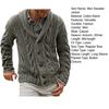 Men Sweater Jacket Cotton Blend Button Closure Long Sleeve Fashion Cardigan Sweater