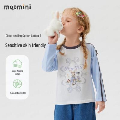 Girls' Long-Sleeve Bow T-Shirt