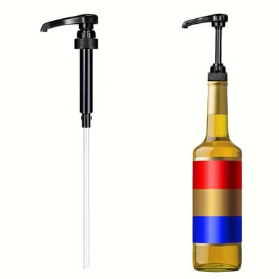 1 adet, Kahve Şurubu Pompası Dispenseri, Kahve Şurubu Şişesi Krema Pompası, Şurup Pompası Şişe Pompası Dispenseri, Kahve Şurubu Pompası, Mutfak Eşyaları