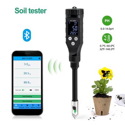 Digital Soil pH Meter Soil and Water pH Tester for Home Use Indoor Plants Pool
