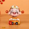 Feng Shui Wealth God Resin Statue With Lucky Symbols For Office Decor And Gift Giving