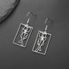 My Shape Charming Beauty Earrings for Women Girls Stainless Steel Fascinating  Shapely Beauty Drop Earrings Fashion Jewelry Gift