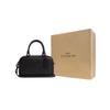 Coach Satchel 19 Letter Logo Leather Bowling Bag Women handbags Black CT776-JIBLK