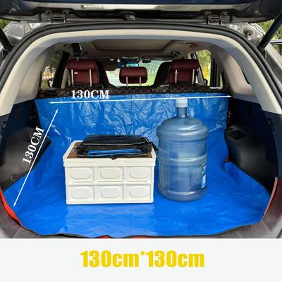 Tapis de coffre de voiture étanche Doublure de coffre pour SUV pour chiens Protection anti-rayures pour pare-chocs arrière d'auto Housse pour animaux de compagnie Universelle pour berline