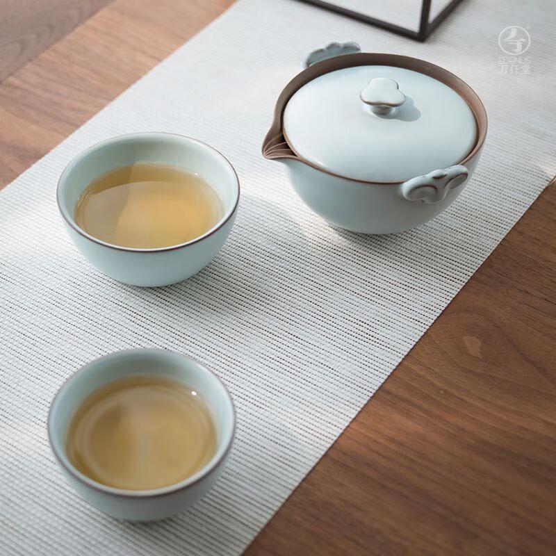 WanQianTang Ruyi Ceramic Travel Tea Set