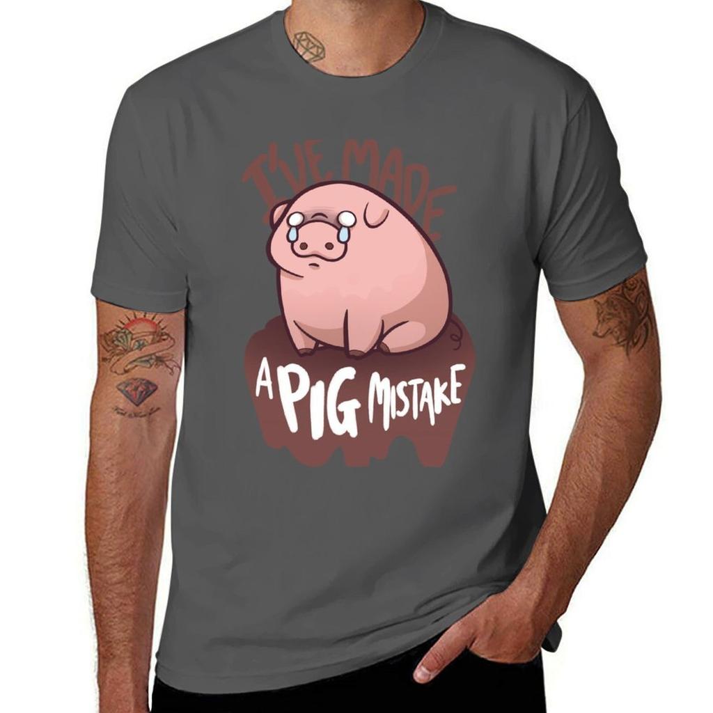 Pig Mistake Tshirt Soft Touch Basic Cotton Tshirt