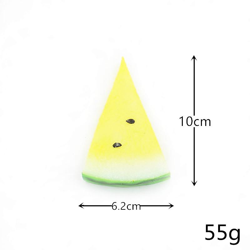 Simulated watermelon skin, fake watermelon slices, fake fruit slices, food, food model, restaurant, restaurant decoration, shoot