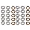 10pcs Thrust   Bearing Miniature High   Flat Steel Bearings Set (F6-12M 6x12x4.5mm)
