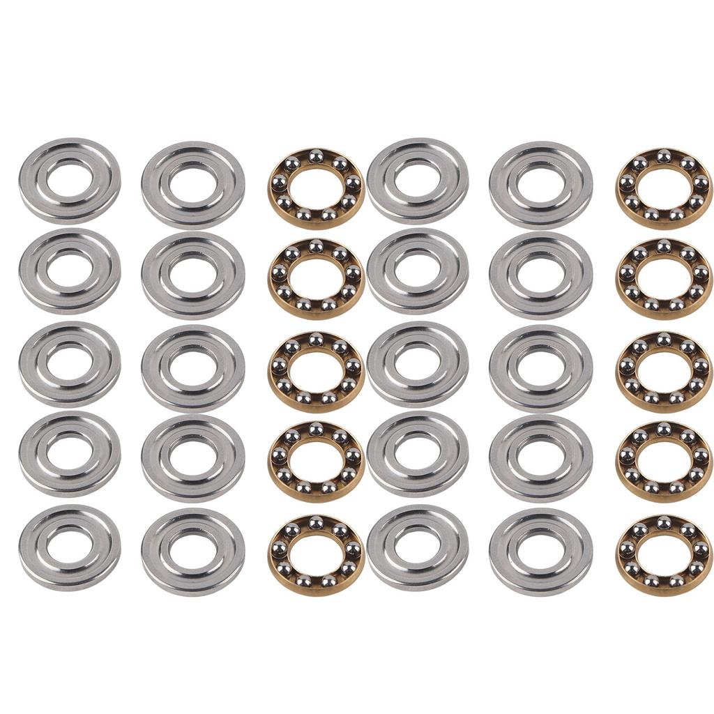 10pcs Thrust   Bearing Miniature High   Flat Steel Bearings Set (F6-12M 6x12x4.5mm)