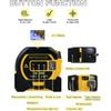 Laser Tape Measure, 3 In 1 Digital Laser Distance Meters with LCD Display & self-Locking Device, 131/ft40m Rechargeable Laser Measurement Tool & 5m