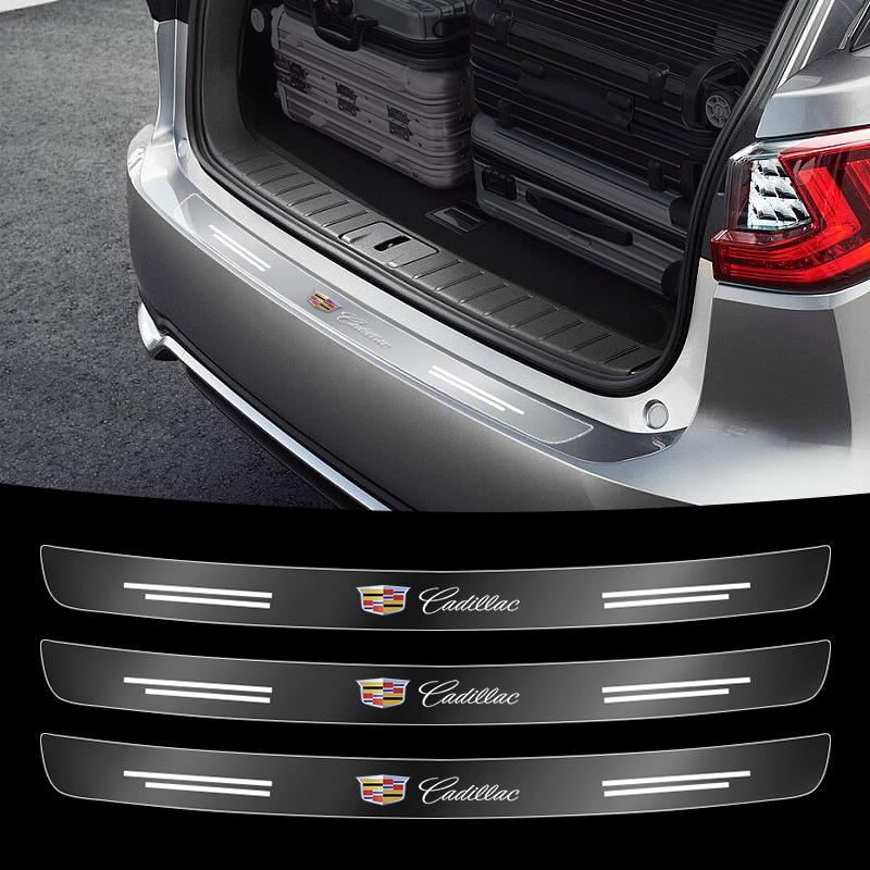 Car Transparent Trunk Rear Guard Plate Sticker for Cadillac CT4 CT5 CT6 XT4 XT5 XT6 CTS ATS SRX XTS STS SLR XLR BLS Deville