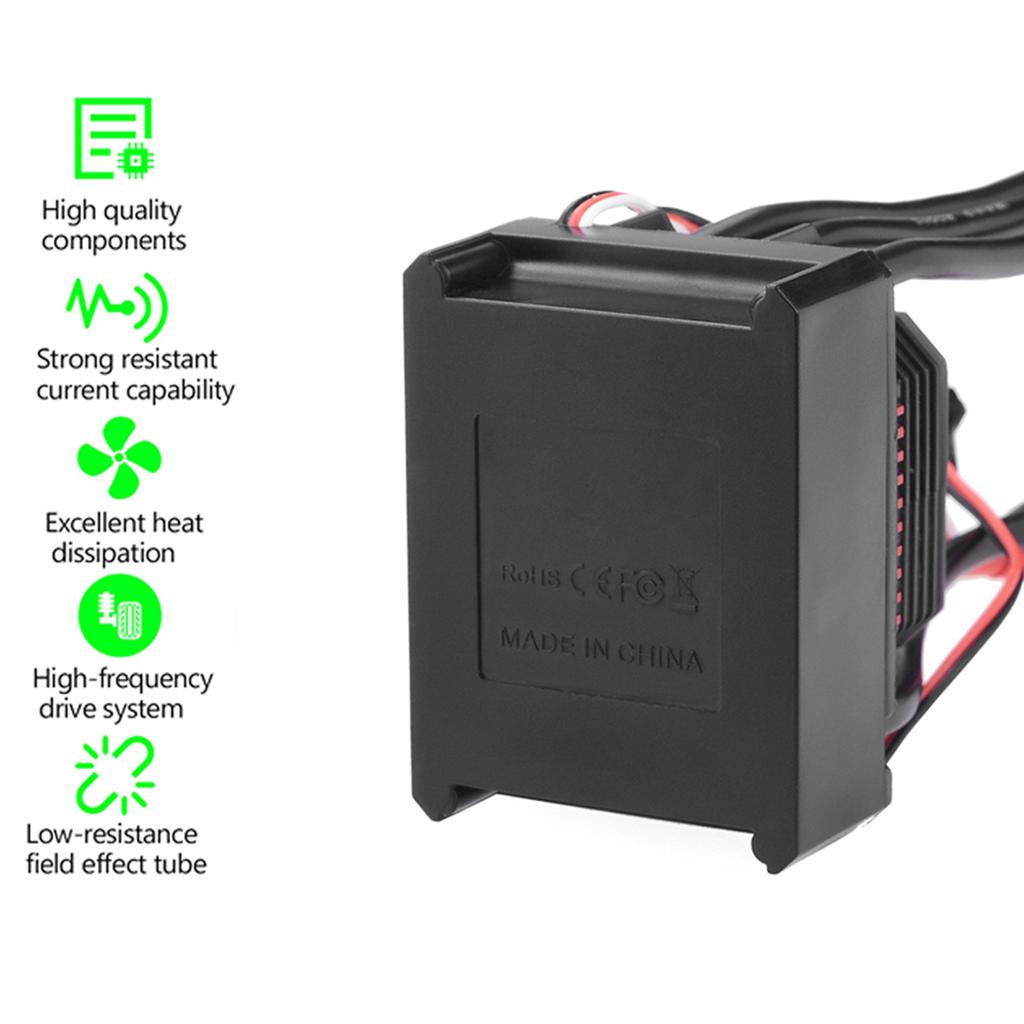   150A Brushless ESC Waterproof Electric Speed Controller for 1/8 RC Truck   Car