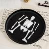 Creative Halloween Skeleton Body Stand Mould Flexible Silicone Mold for Plaster Figurine Festives Decoration Mould