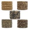 Leopard Print Towel Loop Hair Loop For Women, High Elasticity Ponytail, Rubber Band Hair Rope