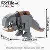 MOOXI Space Wars Series Robot Model MOC Brick DIY Diorama Adult Children Toys Building Block Set Montessori Gift Room Decoration