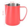 600ml Milk Frother Jug 304 Stainless Steel Coffee Frothing Cup Point Mouth Latte Art Pitcher with Scale for Home Kitchen Cafe
