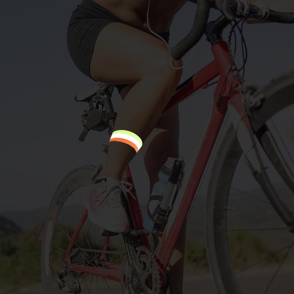 Outdoor Laufen Angeln Zubehör Reflektor Armband Fahrrad Sicherheitswarnung Warnarmband Sportband Radfahren Reflektierende Streifen