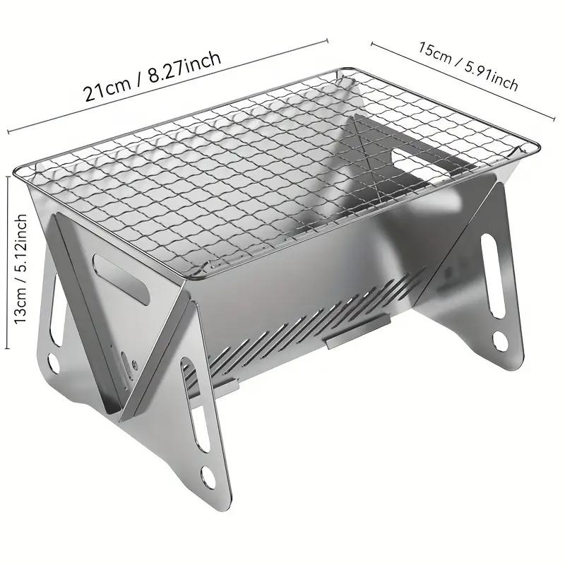 

[Горячие продажи] Барбекю гриль нагревательные магазины многофункциональный кемпинг барбекю гриль решетка сетка дровяная печь нержавеющая сталь барбекю гриль