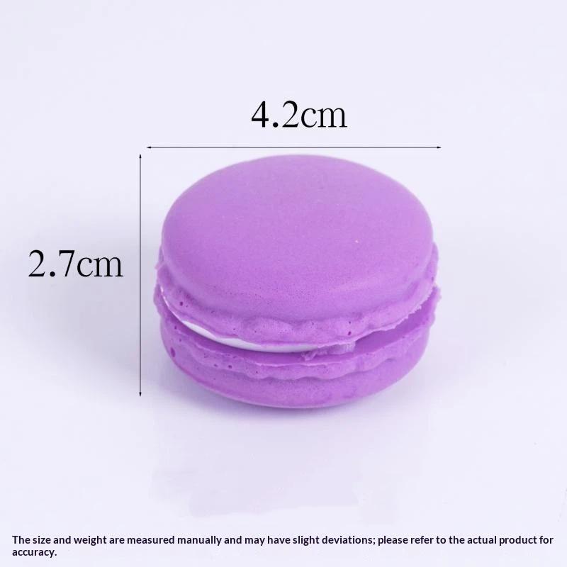 Artificial Macaron Simulation Food Models Lifelike Texture Assorted Styles for Holiday Party Decor Home Desktop Ornament Gifts