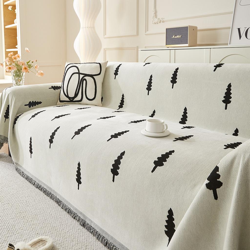 INS Stil Sofabezug Stoff Hochwertiges Sofakissen Vier Jahreszeiten Universal Chenille Sofabezug Universalbezug Sofabezug