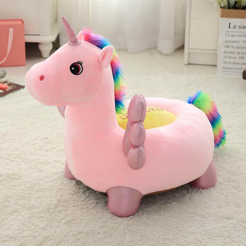 

Unicorn children s sofa plush toy doll doll seat cushion lazy animal sofa birthday gift girl 40cm（1.8kg）