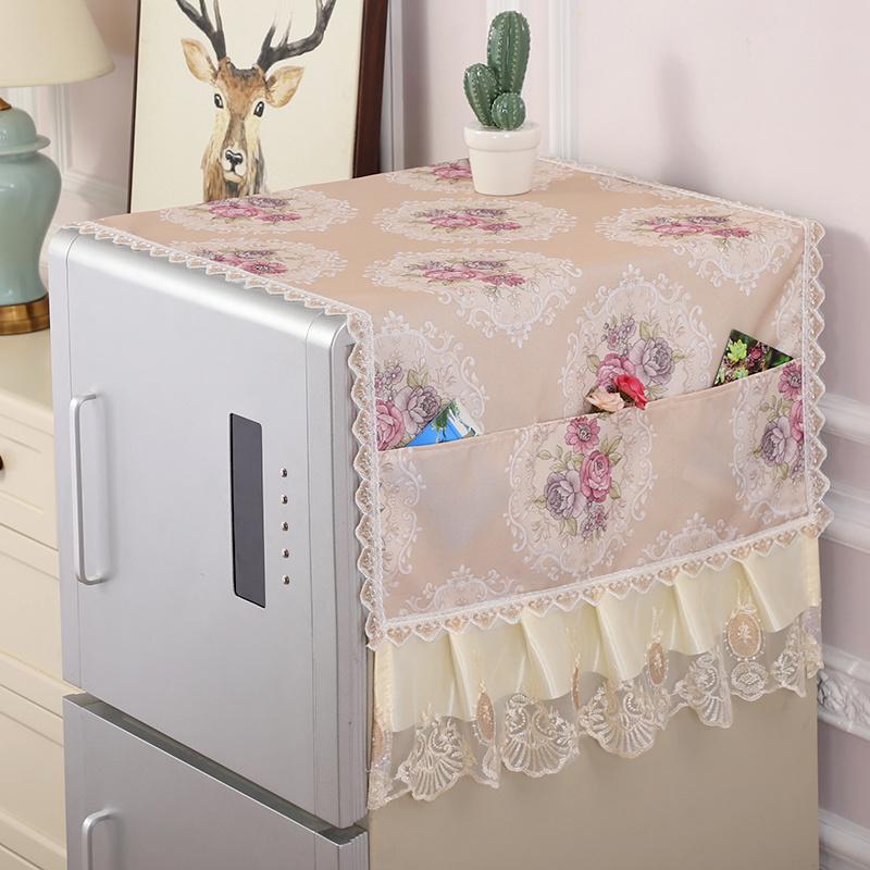 Refrigerator Single-door and Double-door Dust Cover, Refrigerator Cover Cloth, Refrigerator Towel, Washing Machine Cover, Multi-purpose Cover Cloth