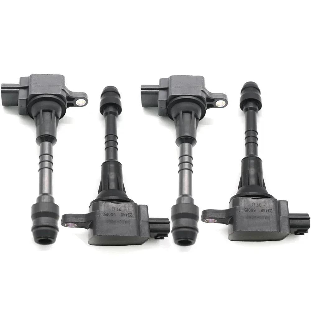 High Quality Ignition Coil For Nissan Sentra 1.8L Almera N16 Primera P11 224486N011 2001-2006 AIC-4004G 22448-6N015