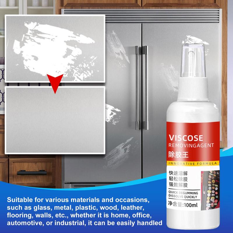100ml Adhesive Remover Gentle Cleaning Agent for Poster Adhesive Self Adhesive Cleaner Double Sided Glue Removal Spray