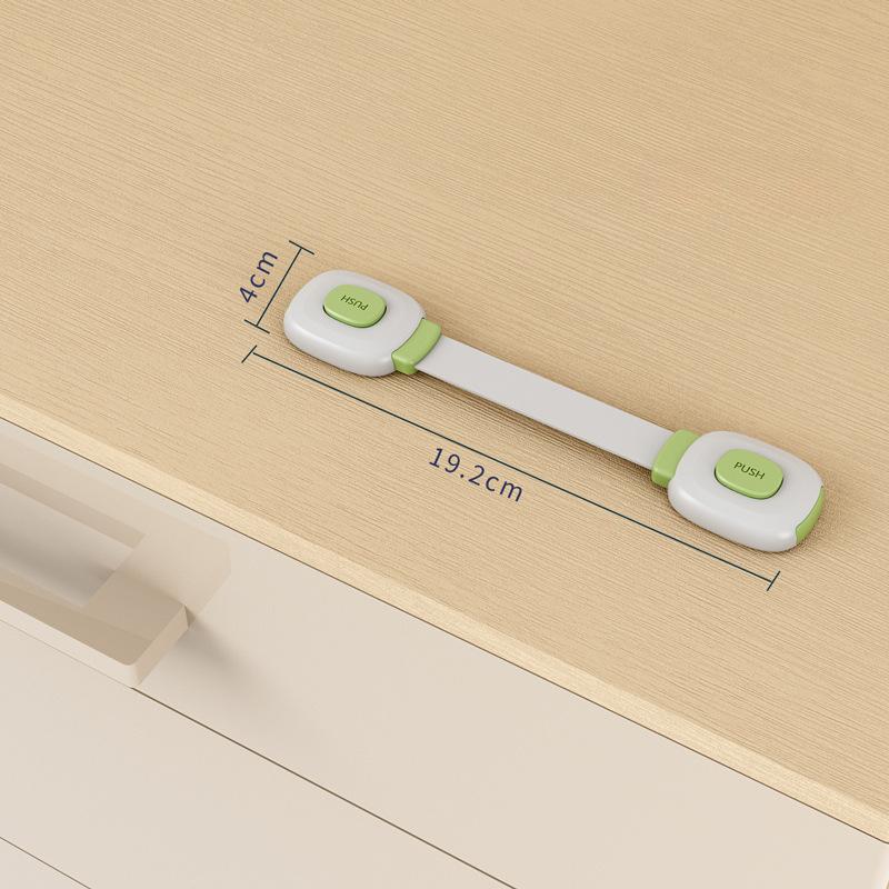 Push Type Child Safety Lock Refrigerator Cabinet Punch Free Lock Multifunctional Child Protection Lock Home Accessories