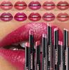 LANGMANNI 10 Colors Slant Mouth Pearlescent Swivel Slant Mouth Design Lipstick Single Pack Lipstick Lasting Color Lip Gloss