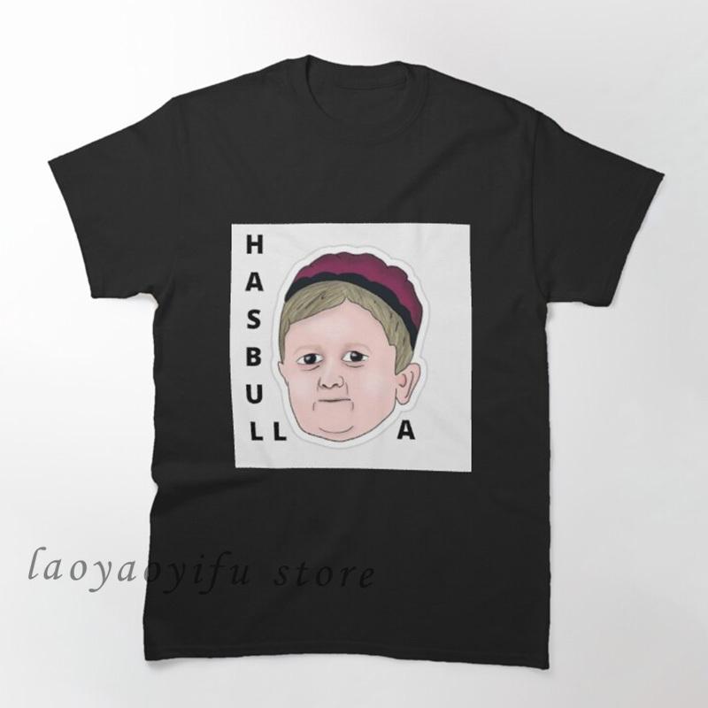Classic Hasbulla Fighting Meme TShirt Mini Khabib Blogger Top Funny Graphic T Shirts Unisex Polyester Tee Kawaii Clothing Custom