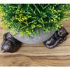 3Pcs Animal Flowerpot Support Frame Dog Cat Rabbit Shaped Plant Pot Foot Support Outdoor Gardening Resin Animal Decor Ornament