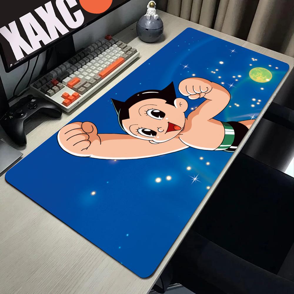 Astro Boy Anime Gaming Office Desk Pads Large For Computer Non-slip Lockedge Mouse Pad