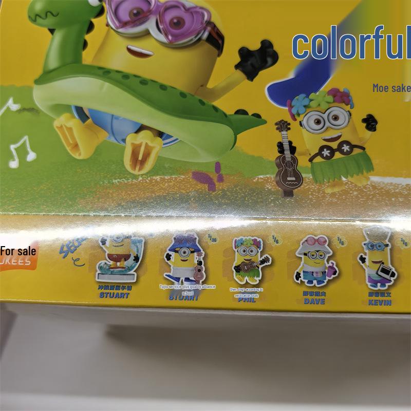 Brucky Blocks Minions Cool 2nd Series: Colorful Summer & Cute Transformation Magic for Kids