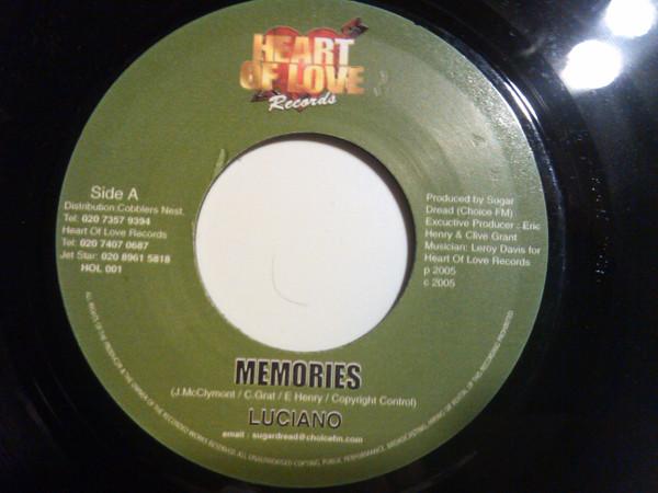 

7inch Record LUCIANO / LEROY SIMMONDS - Memories / Love Is HOL001 Heart Of Love R 2005 Jamaica Reggae, Ska & Dub Used