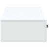 Wall Mounted Side Table White 87.5 x 34.5 x 17 cm