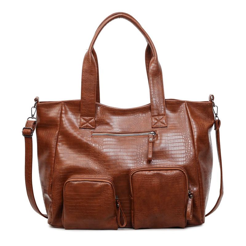 Large Capacity Women's Bag Commuter Tote Bag Shoulder Crossbody Bag