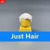 10pcs MOC Bricks Male Boy Hairs 1028 1115 4cm Figure Body Wear Brown Black Compatible with Major Brand Building Blocks Toys