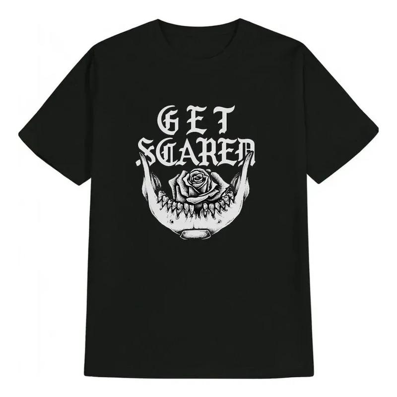 Camiseta Con Estampado De Calaveras Y Rosas Jawbone Get Scar S