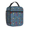 Insulated Lunch Tote Bag Child's Good Guys Playing Causal Killer Doll Overalls Cooler Thermal Lunch Boxes Lightweight School