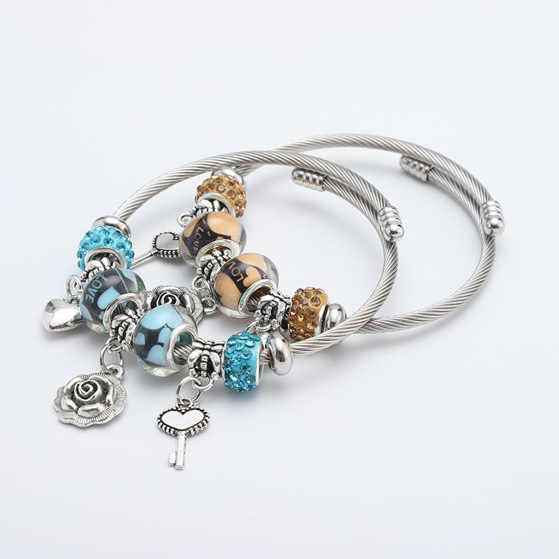 Adjustable Fashion Women's Steel Wire Bracelet Classic Design Popular Jewelry