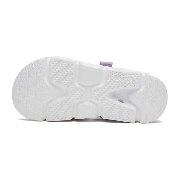 Anta Antiskid Durable Childrens Sandals Kids Sandals White Purple Blue A322326962H-1