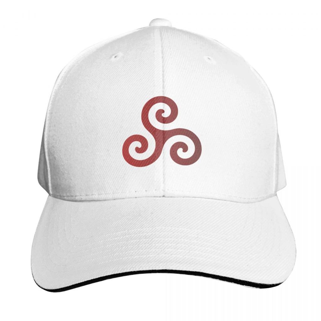 Triskelion Celtic Symbol Baseball Cap Funny hats black Streetwear F Womens Golf Wear Unisexs