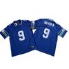 Seattle Seahawks Retro Vintage Embroidered Football Jersey Unisex Cotton Blend Sportswear Fans Casual Wear