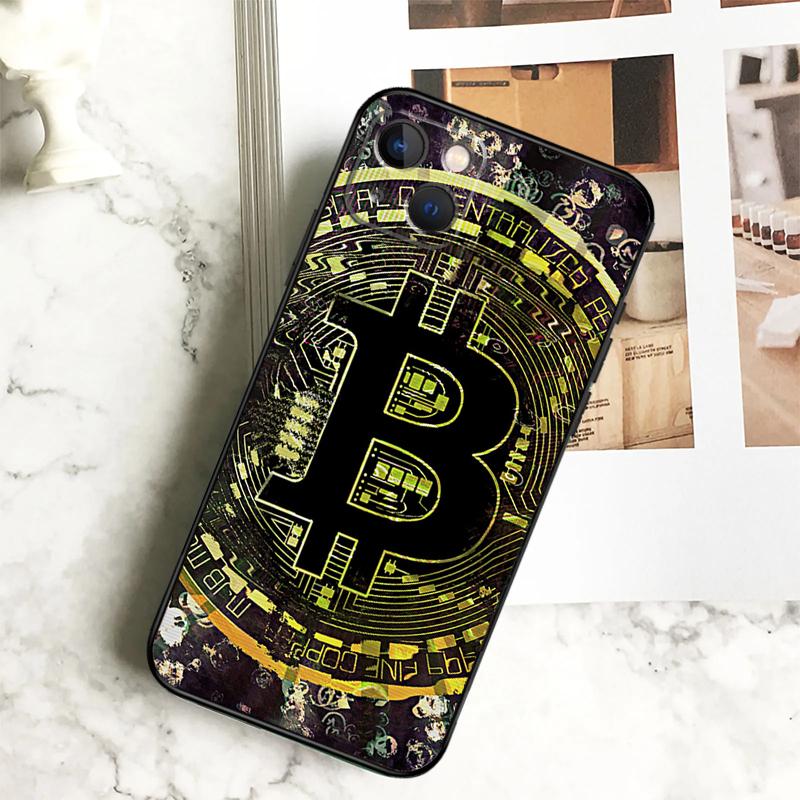

Bitcoin Funda For iPhone 15 16 13 12 Mini 11 14 Pro Max 7 8 Plus X XR XS Max Phone Case iPhone 13 mini