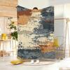 Vintage Abstract Modern Throw Soft Warm Throw Blanket For Bedroom Living Room Bed Travel Camping Picnic Gift