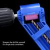 Multi-Size Fit Drill Bit Sharpening Kit Portable Twist Drill Sharpener Attachment for Power Drill Handheld Grinder for Sharpening Blunt Drill Bits