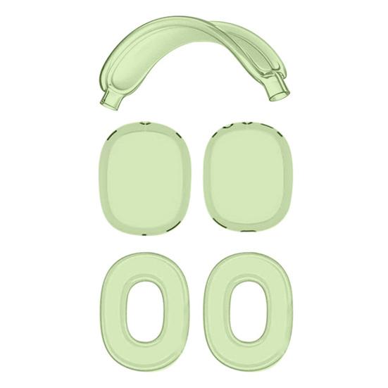 Kopfhörerhülle für AirPods Max Vollständige Schutzhülle Weiche Silikonhülle Kratzfest & Schweißbeständig Präzise Aussparungen Ohrpolster Kopfbügel Schutz