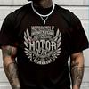 2026 Motorbike Men TShirt Casual Motorcycle Custom Parts Motor Oil T-shirt Short Sleeve Summer Top Tees