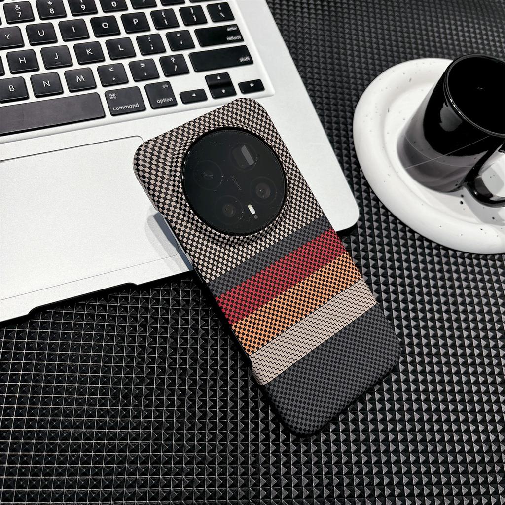 Magnetische Handyhülle mit Karbonfaser-Muster für Honor Magic 8 Pro 5G Luxus-Leder für Honor Magic 8 für Magsafe Stoßfeste Hülle